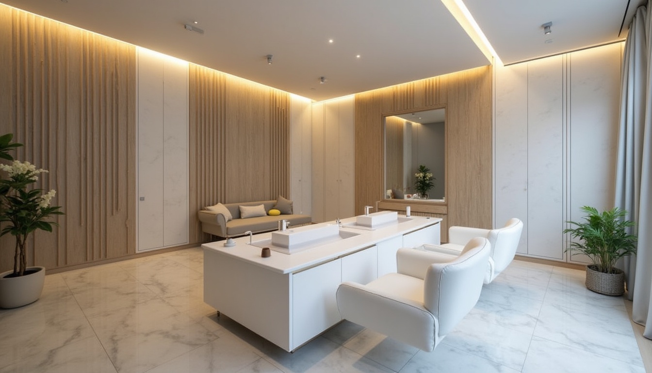 Un salon infrumusetare modern, cu amenajare elegantă și funcțională, primitor pentru clienti.